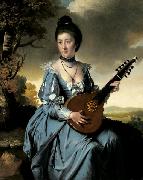 Joseph wright of derby Portrait of Mrs. Robert Gwillym china oil painting artist